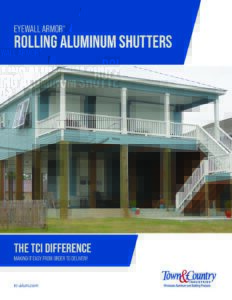 Eyewall Armor Rolling Aluminum Shutters
